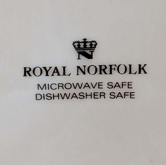 Vintage Royal Norfolk "Dear Santa, Don't Forget Me Ceramic Cookie Plate - Picture 6 of 8